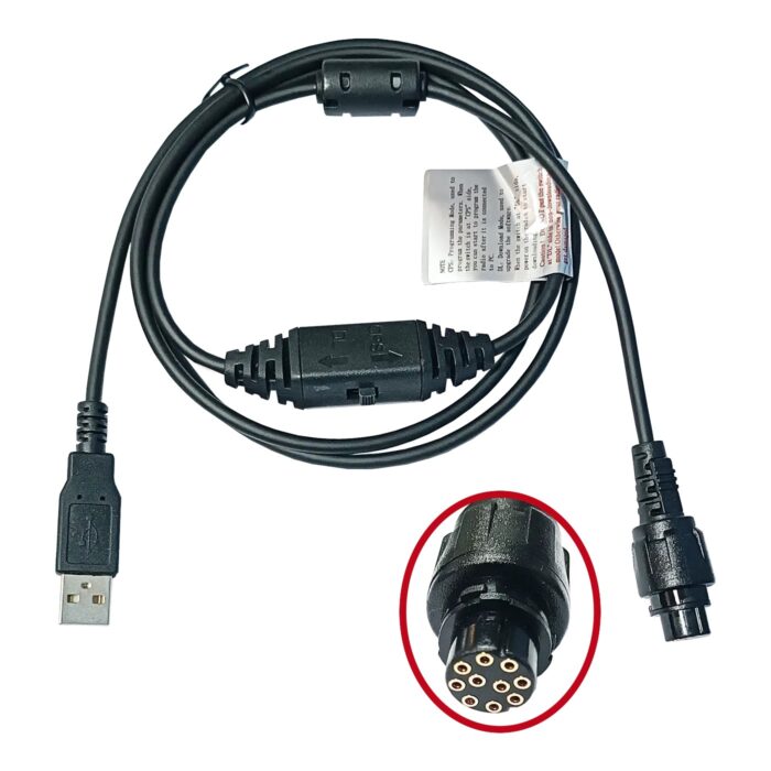 Кабель USB для програмування рацій Hytera PC37 для серій HM, HR, RD - Зображення 1